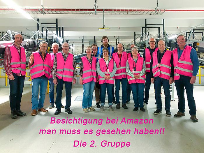 Betriebsbesichtiung bei Amazon