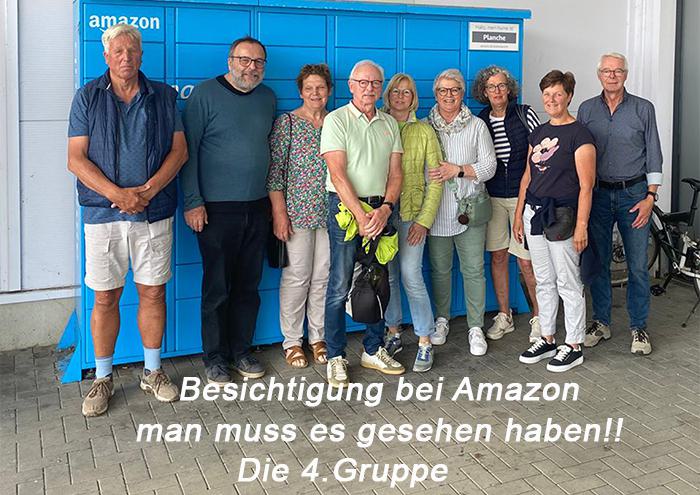 Betriebsbesichtiung bei Amazon