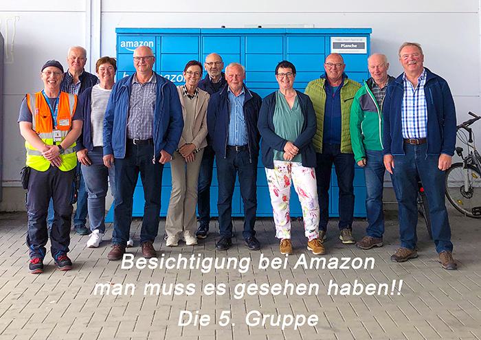 Betriebsbesichtiung bei Amazon